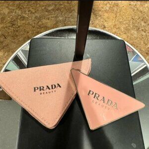 Pink Prada Mirror with case